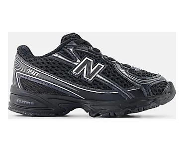 New Balance 740 Bungee Lace TD Black Silver Metallic (IZ740BM)