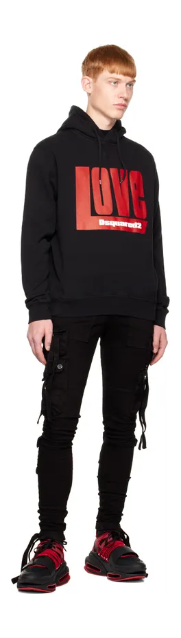 Balmain Red B-Bold Sneakers (YM1VH308TKDR) (5)