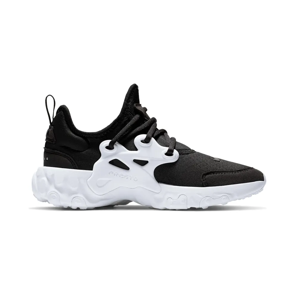 Nike React Presto Black White (GS) Black/Black-White (BQ4002-001)