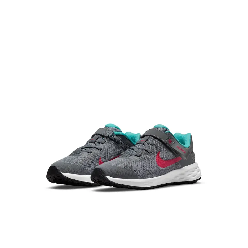 Nike Revolution 6 FlyEase Younger Kids’ Grey 50% Sustainable Materials (DD1114-006)