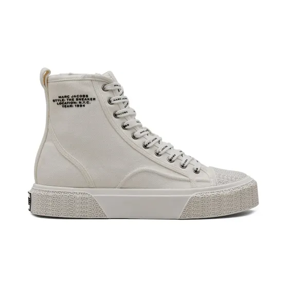 Marc Jacobs High-Top-Sneakers aus Canvas “White” (2S4FSN023F02100)