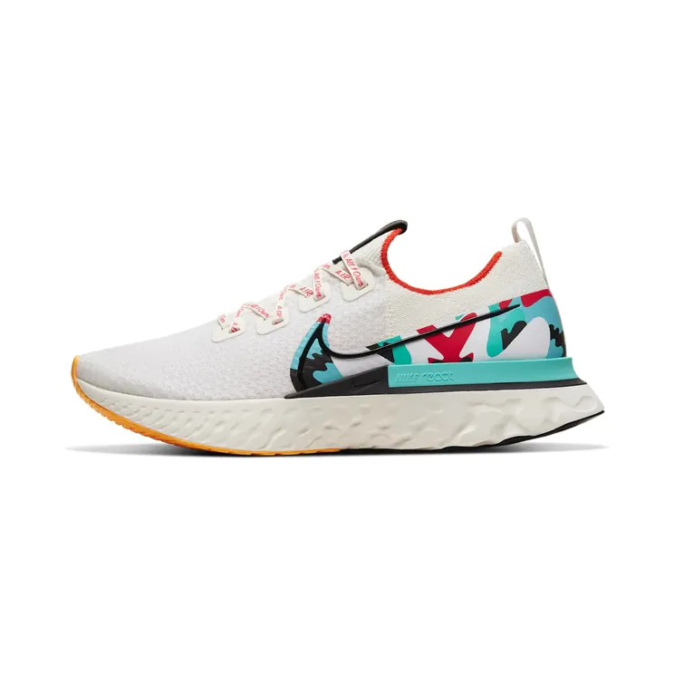 Nike React Infinity Run FK AS “Sail / Track Red / Laser Orange / Black” (CV9312-100)