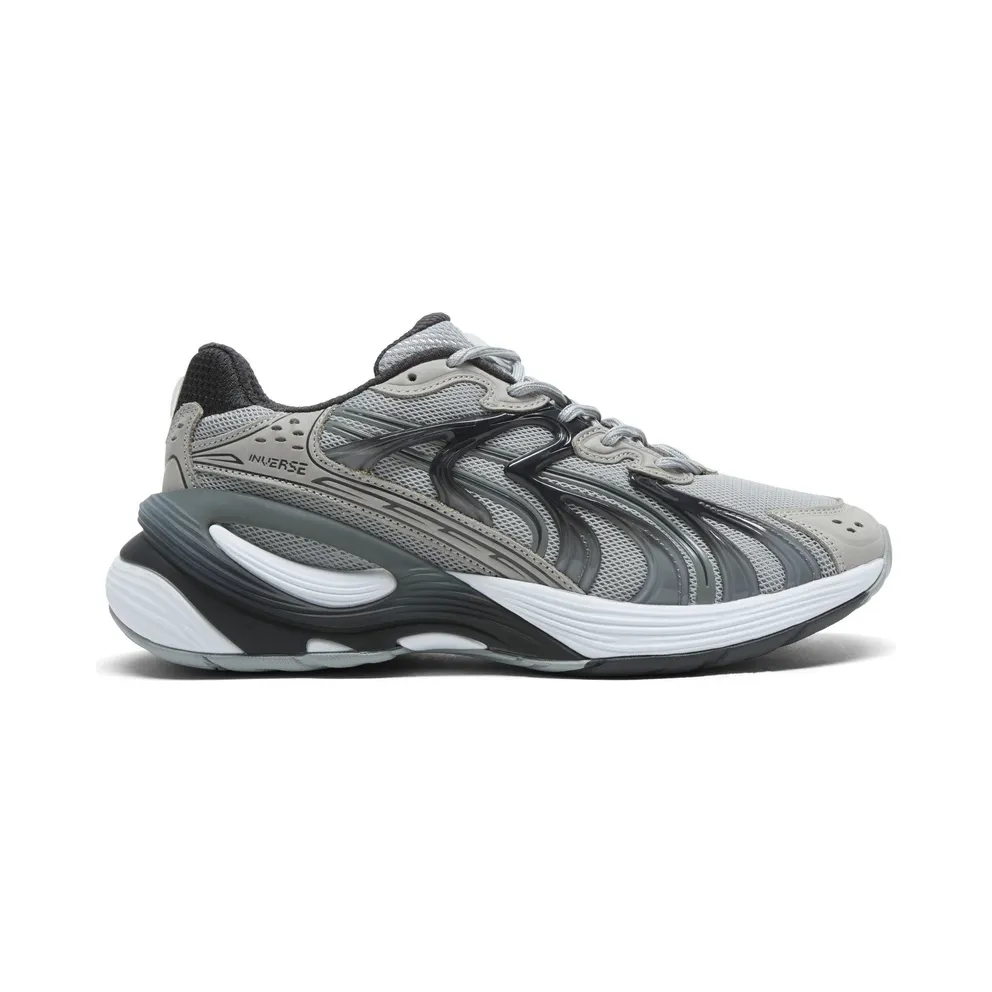 Puma Inverse Shades Of “Platinum Gray / Flat Dark Gray / Puma White” (402344_01)