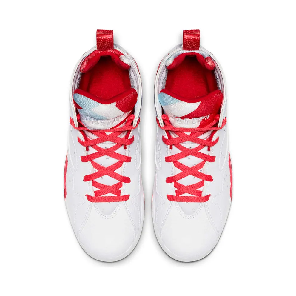 Jordan 7 Retro Topaz Mist (PS) White/White-Topaz Mist-Ember Glow-Gym Red (442961-104)