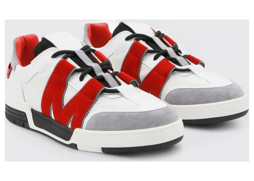 Moschino Leather Sneakers White (MB15224G0OGH210A)