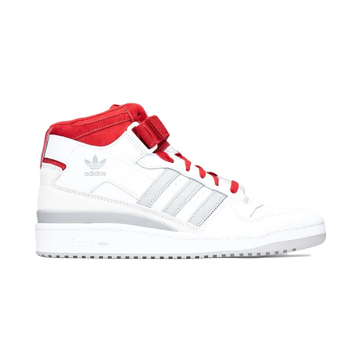 adidas Forum Mid White Red Grey (FY6819)