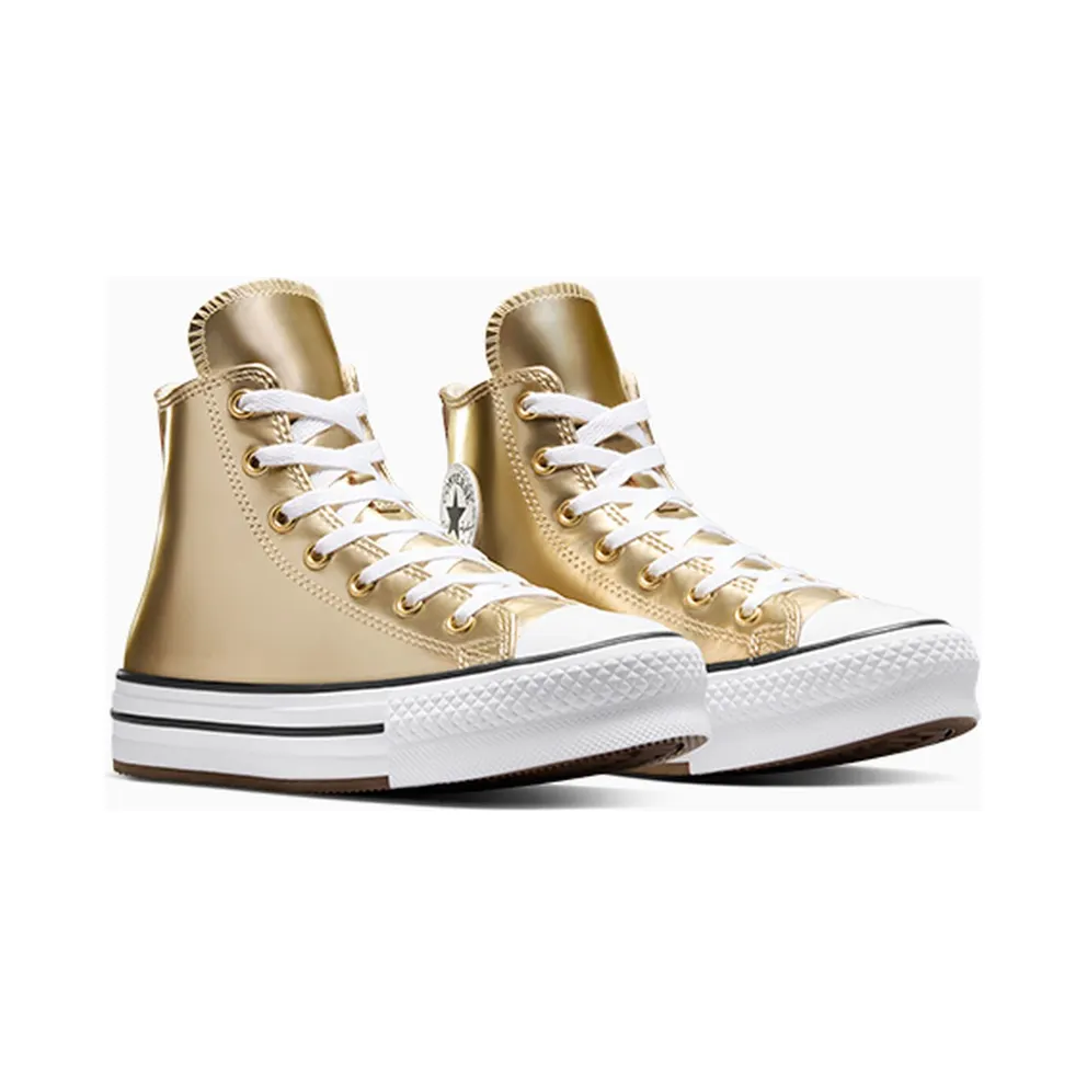 Converse Chuck Taylor All Star EVA Lift Platform Metallic Metallic Light Gold/White (A12606C)
