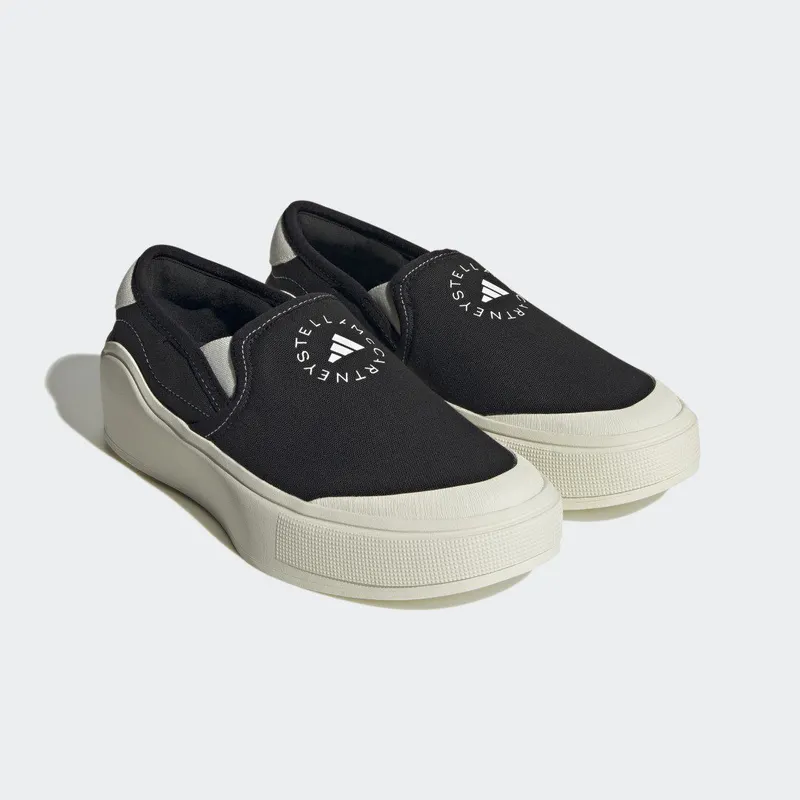 Adidas adidas by Stella McCartney Court Slip-On Core Black / Off White / Cloud White (HP2772)
