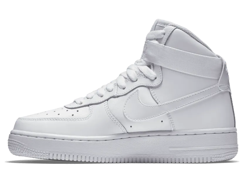 Nike Air Force 1 High GS ‘White’ White/White-White (653998-100)