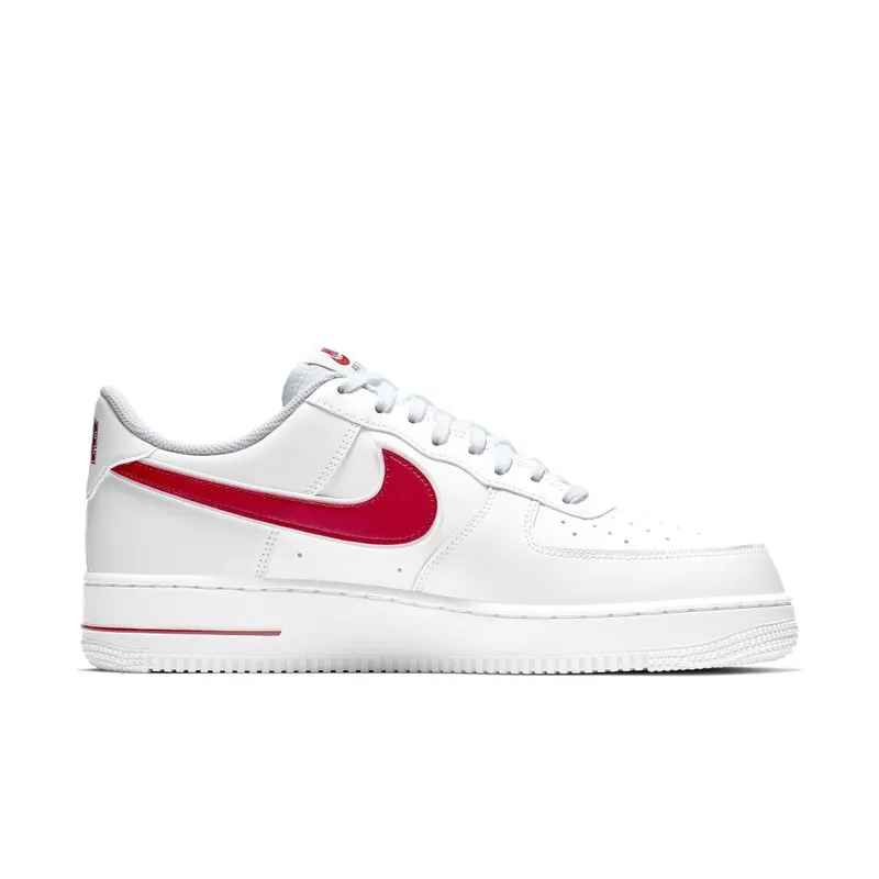 Nike Air Force 1 07 White Red (2019) (AO2423-102)