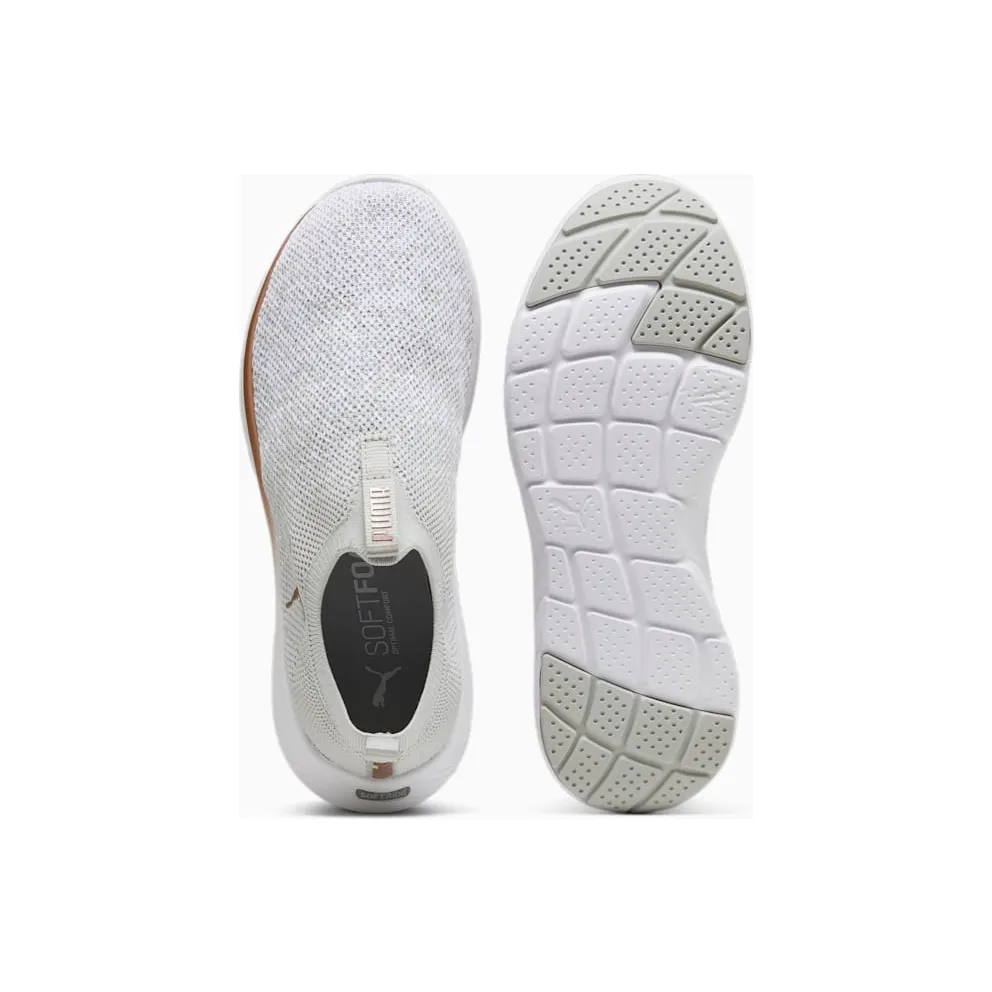 Puma Softride Remi Slip-On Ash Gray White Rose Gold (309834-02)