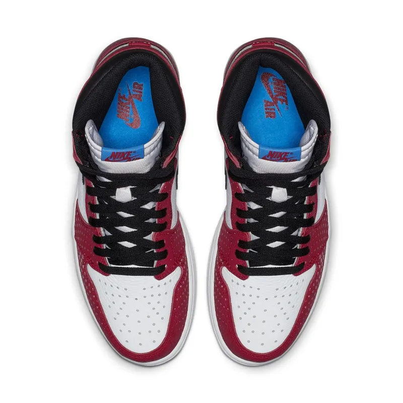 Air Jordan 1 Retro High OG ‘Chicago Crystal’ (Spider-Man Origin Story) (2018) (555088-602)