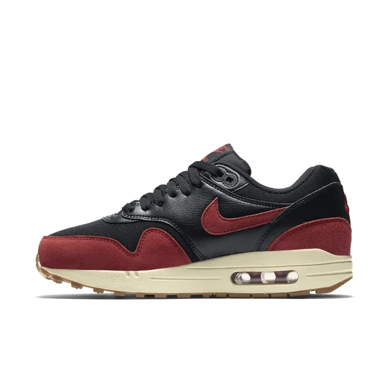 Nike Air Max 1 Black Red Sail (W) (599820-018)
