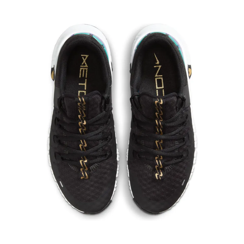 Nike Free Metcon 5 Black Fireberry Gold (FB7149-001)