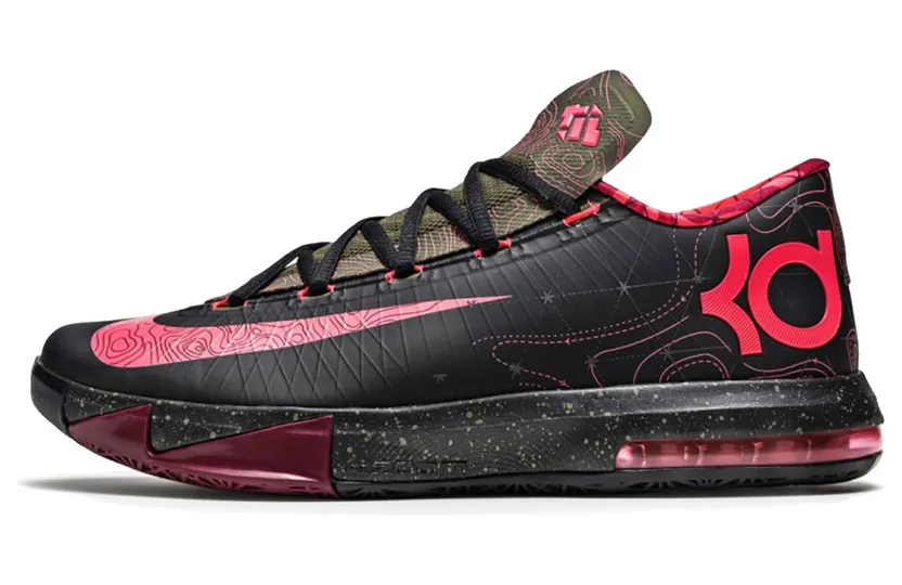 Nike KD VI Black Atomic Red (599424-006)