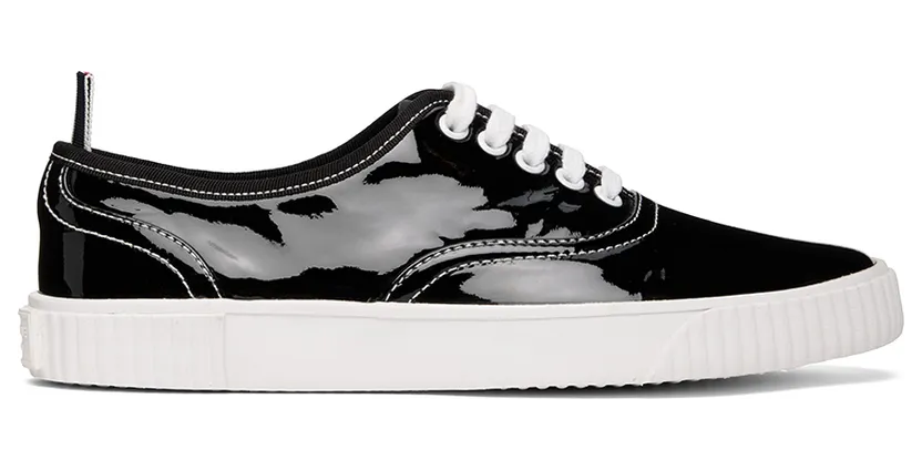 Thom Browne Black Heritage Sneakers (FFD063A-00216)