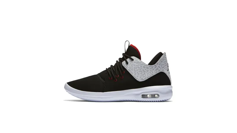 Jordan First Class Black Cement Black/White-Matte Silver-Gym Red (AJ7312-002)