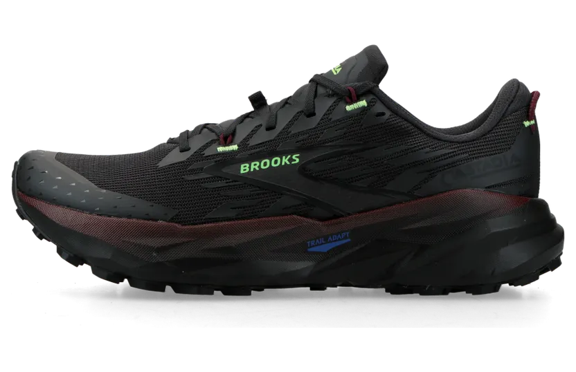 Brooks Cascadia 19 Phantom / Rum Raisin / Green