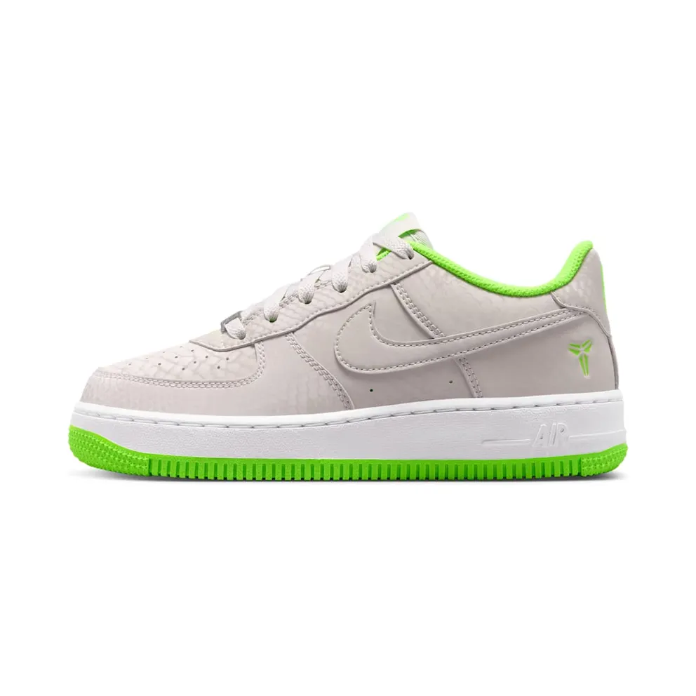 Nike Air Force 1 Low GS “Vast Grey / White / Electric Green” (IO4610-002)
