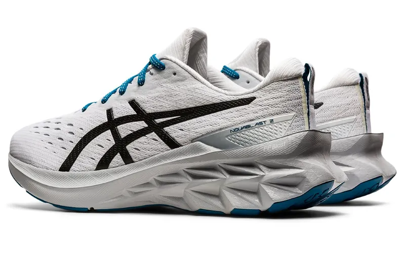 ASICS Novablast 2 White Black Blue (1011B192-100)