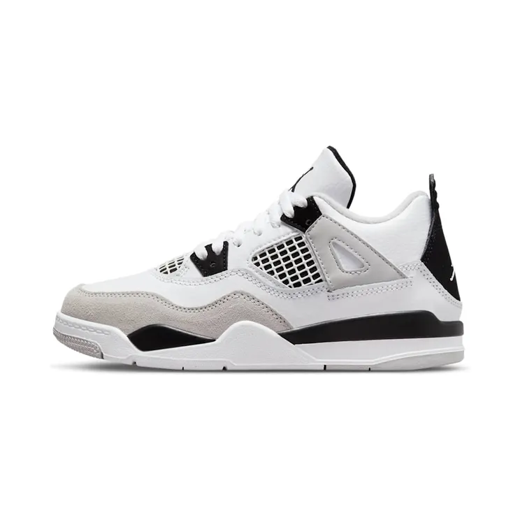 Air Jordan 4 Retro PS Military “White / Neutral Grey / Black” (BQ7669-111)