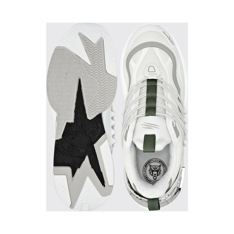 Plein Sport Air Pressure Gen. X.04 Low-Top in Mesh with Chunky Sole White (SAESUSC0736STE003N0105)