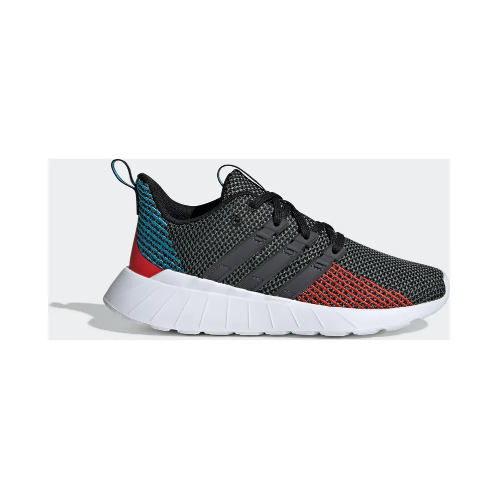 adidas Questar Flow Schuh Core Black / Grey Six / Active Red (G26770)
