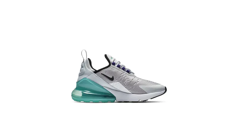 Nike Air Max 270 Platinum Jade (GS) Pure Platinum/Hyper Jade-White-Black (943345-010)