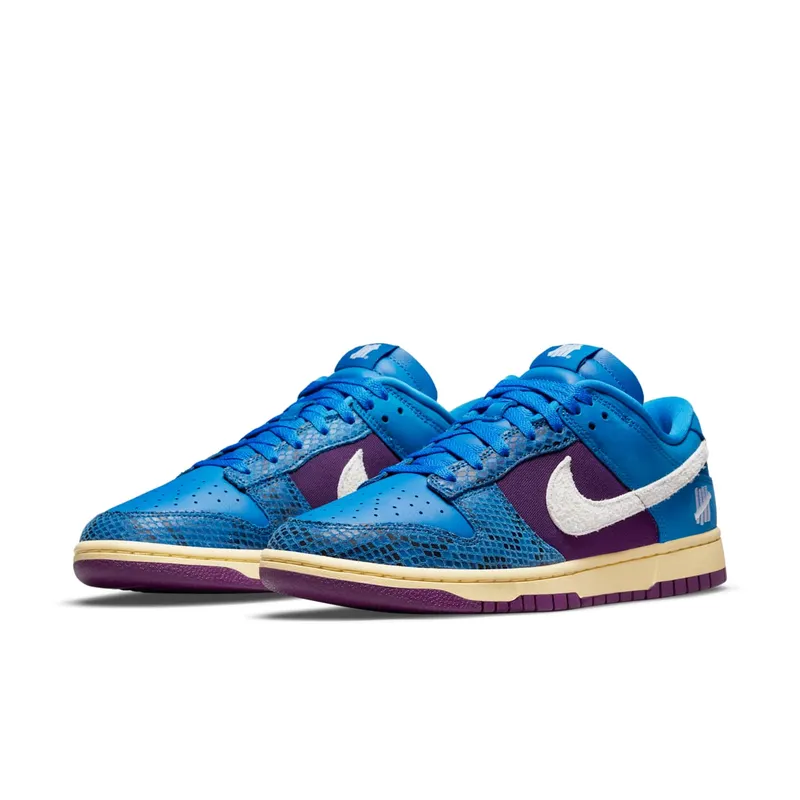 Nike x Undefeated Dunk Low SP vs. AF1 (2021) – “Royal / Purple-white” (DH6508-400)