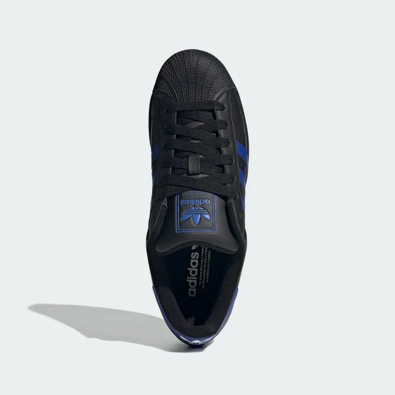 adidas Superstar II Core Black Semi Lucid Blue Cloud White (JR1632)