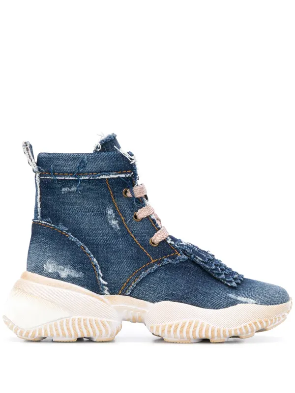 Hogan ‘Interaction’ High-Top- – Blue (GYW5250CY90JDLU803)