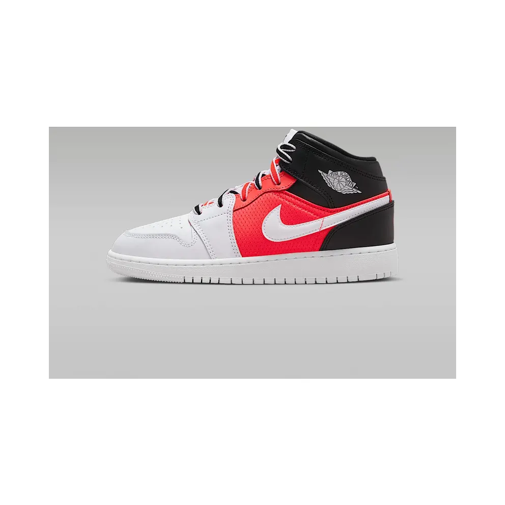 Air Jordan 1 Mid SE GS “White Infrared” (FB4417-016)