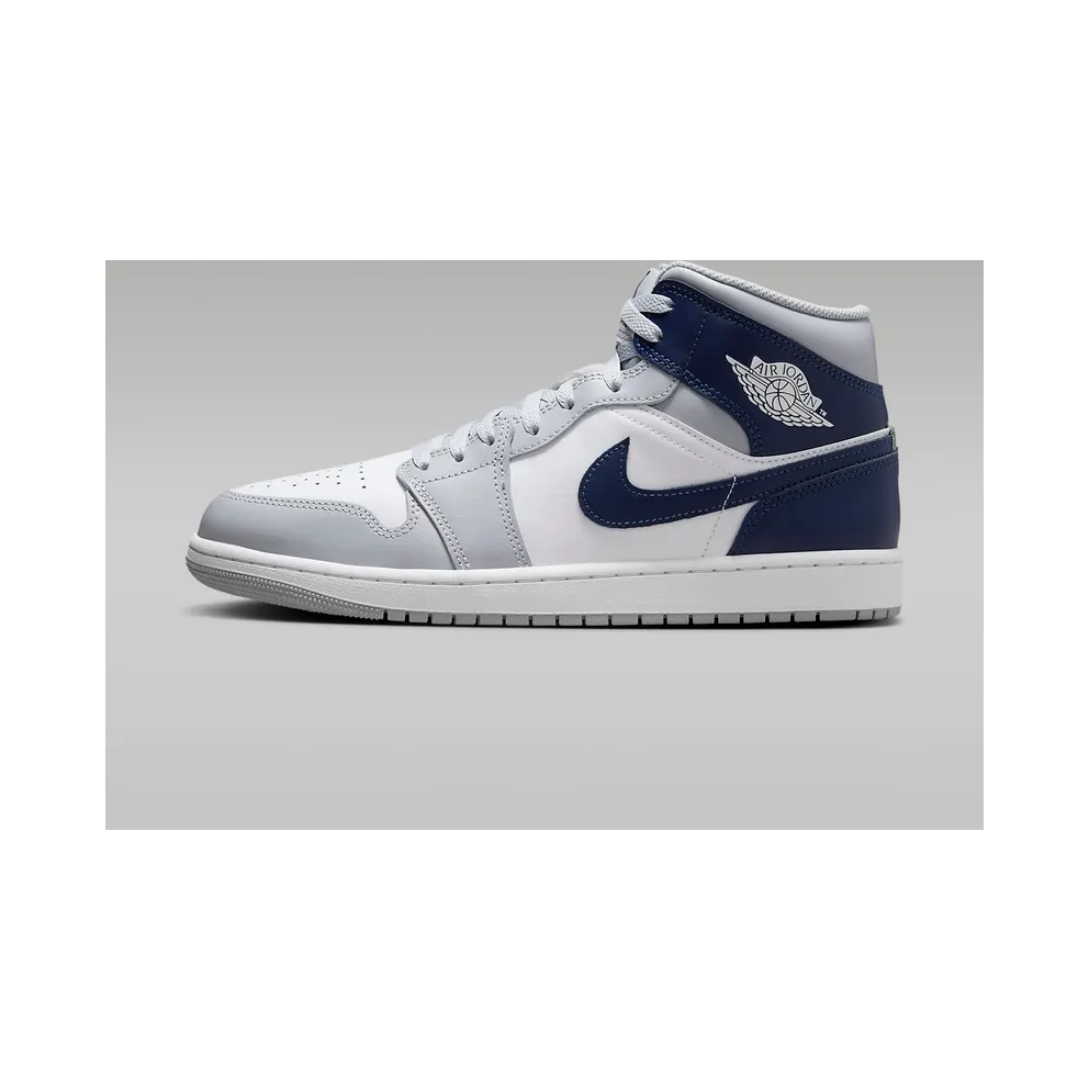 Air Jordan 1 Mid “Wolf Grey Midnight Navy” (DQ8426-104)