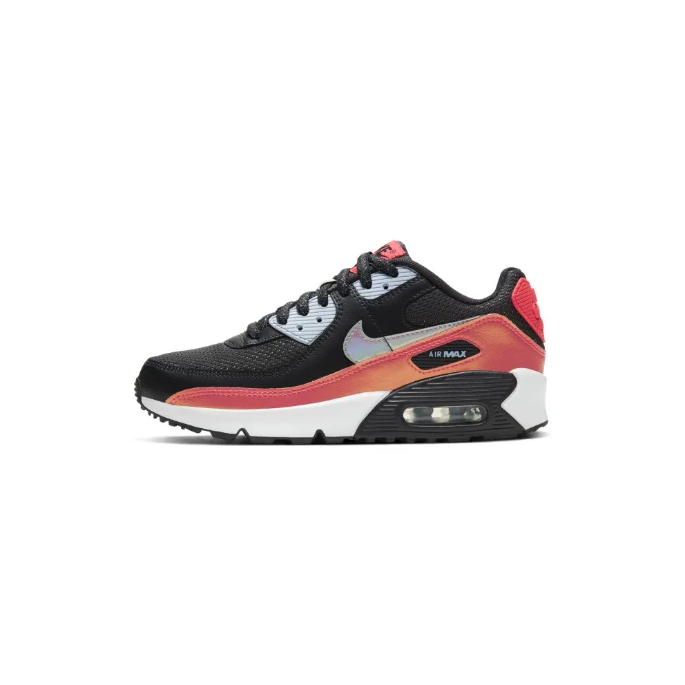 Nike Air Max 90 FP Off Noir Laser Crimson (GS) Off Noir/Laser Crimson-Hydrogen Blue-White (CT1966-001)