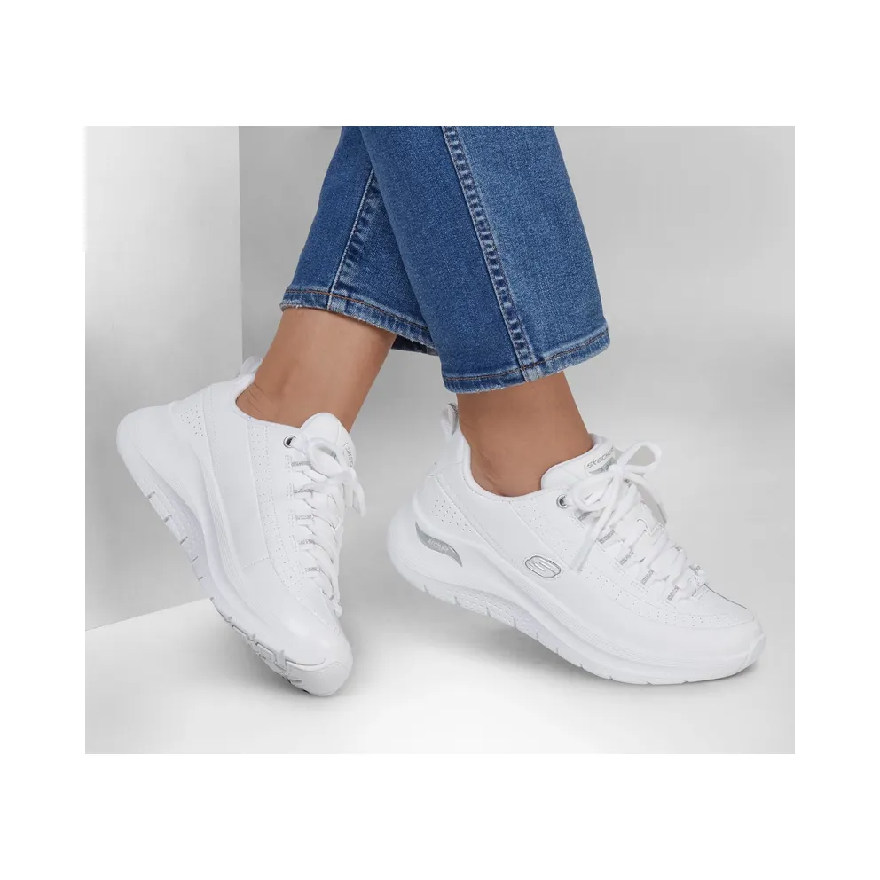 Skechers Arch Fit 2.0 – Star Bound Sneaker White/Silver