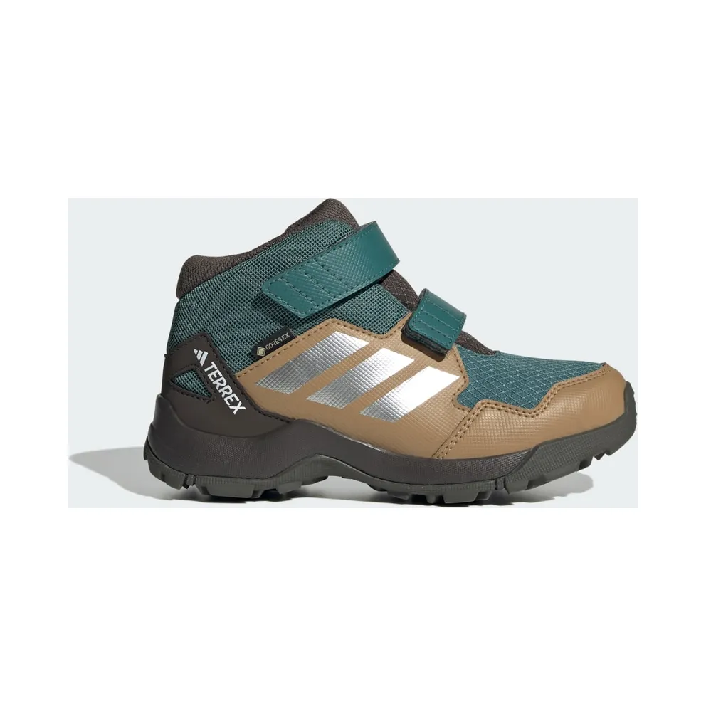 Adidas Terrex Skychaser Mid GORE-TEX Hiking Shoes Kids Preloved Teal / Matte Silver / Cardboard (JS2092)