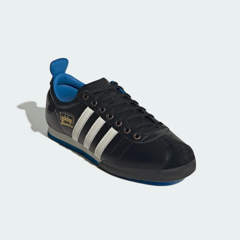 Adidas Samba 62 Core Black / Cloud White / Blue Bird (IH8603)
