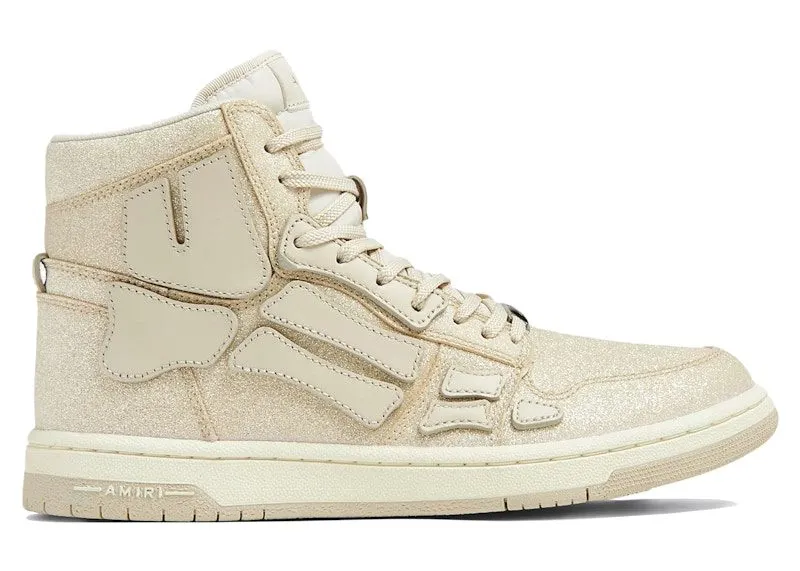 AMIRI Skel Top Hi Beige Glitter (AW23WFS012-260)