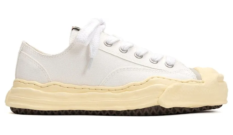 Maison Mihara Yasuhiro Hank VL OG Sole Canvas Low White (A09FW734-WHT) (2)
