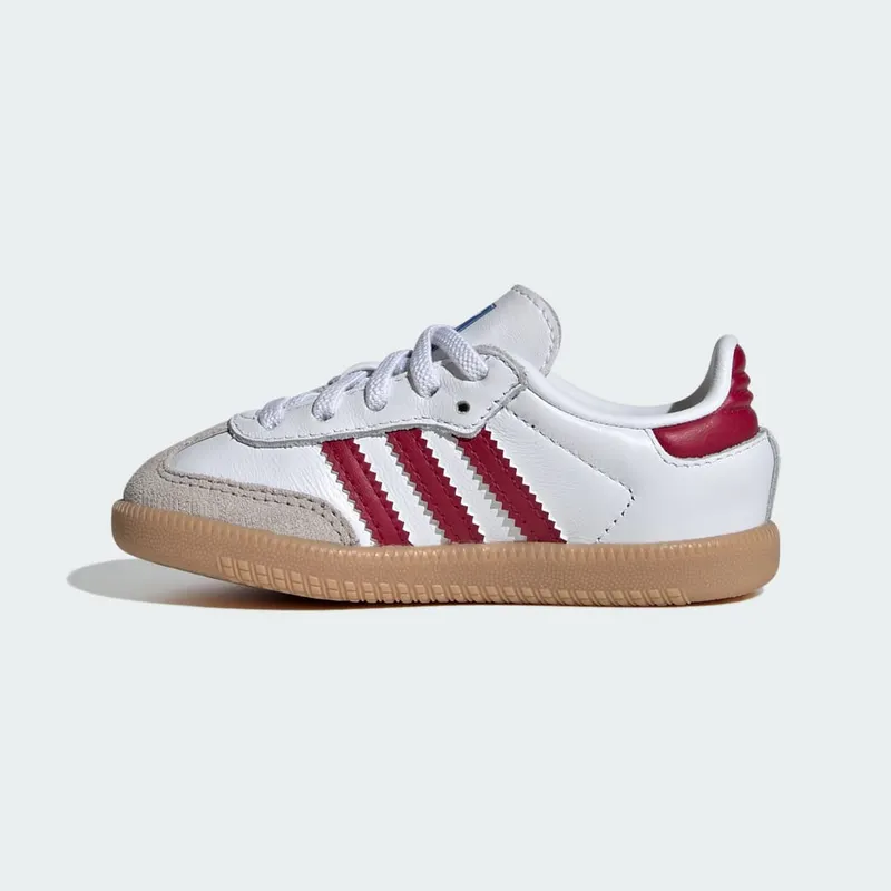 adidas Samba OG Kids Cloud White / Collegiate Burgundy / Gum (IE1336)