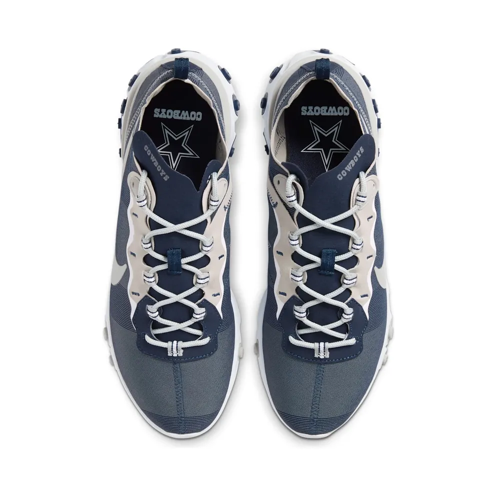 Nike React Element 55 Dallas Cowboys College Navy/White-Medium Silver (CK4801-400)