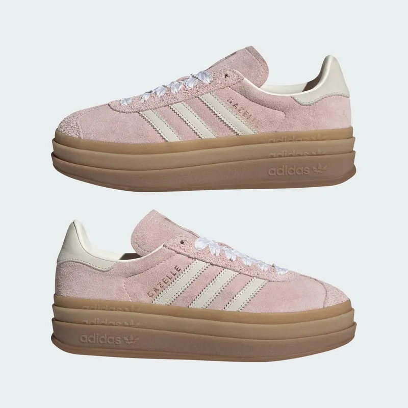 Adidas GAZELLE BOLD Shoes Sandy Pink / Off White / Copper Metallic (IH4209)