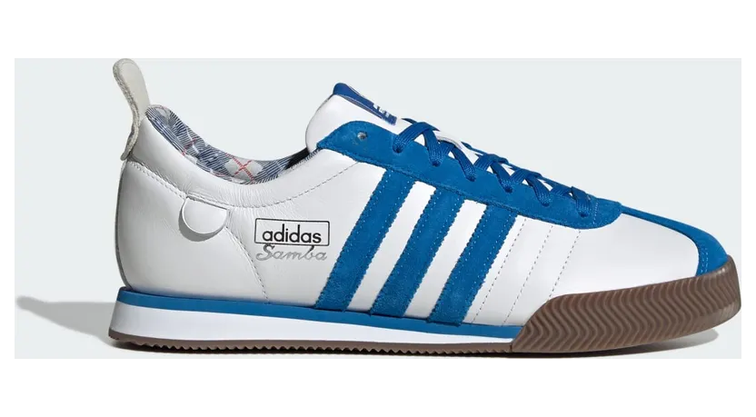 Adidas SAMBA 62 SUPER MERCEDES AMG PETRONAS F1 TEAM SCHOENEN Cloud White / Blue Bird / Gum (KJ3265)