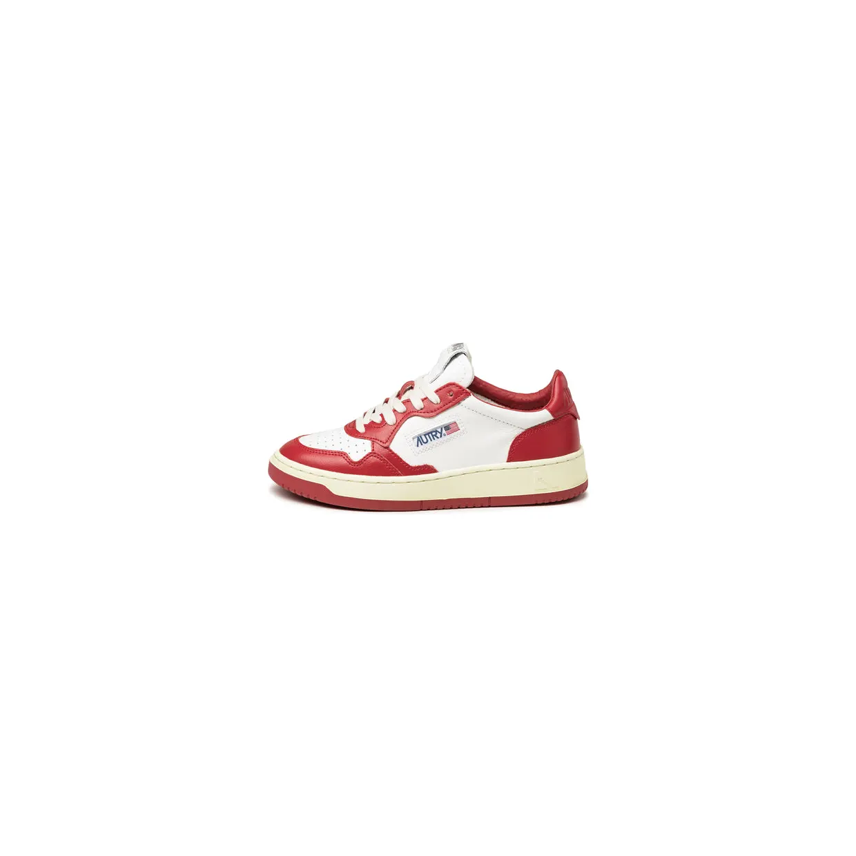 Autry Medalist Low White / Red (AULWWB02)