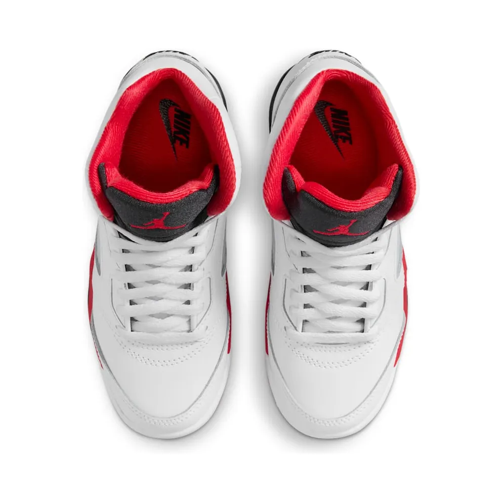 Air Jordan 5 PS “Fire Red – Black Tongue (2025)” (HQ7979-101)