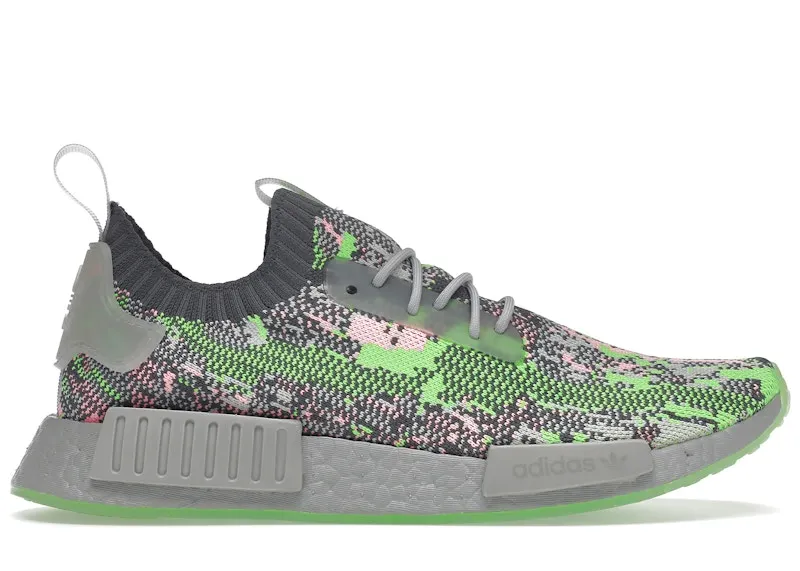 Adidas NMD_R1 Primeknit ‘Hyper Pop’ Grey Two/Grey Two/Hyper Pop (G57939)