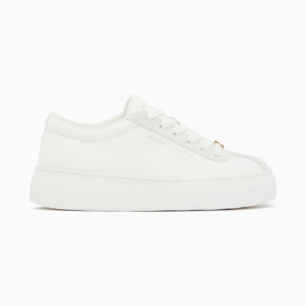 Armani Low Cut Sneakers With Suede And Tumbled Finish (XW003065-AF28674-U0011)
