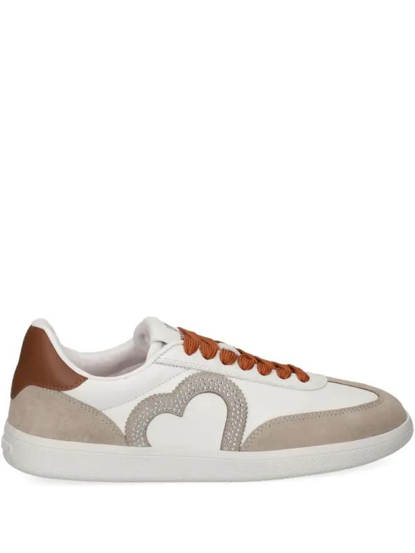 Love Moschino Sneakers mit Herzapplikation – Weiß (JA15402G0N)