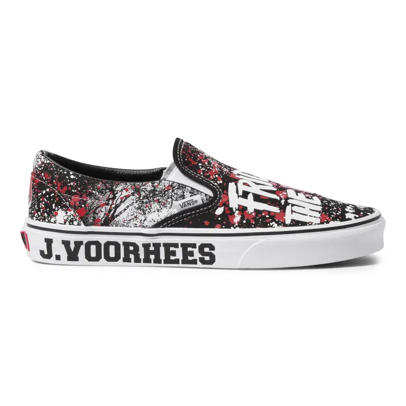 VANS Vans X Friday The 13th Classic Slip-on Shoes Black (VN0A4U38ZPL)