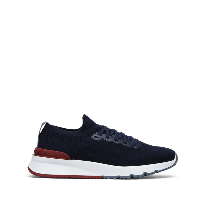 Brunello Cucinelli Lace-up Knitted “Blue” (MZUPMBO252 CP307)